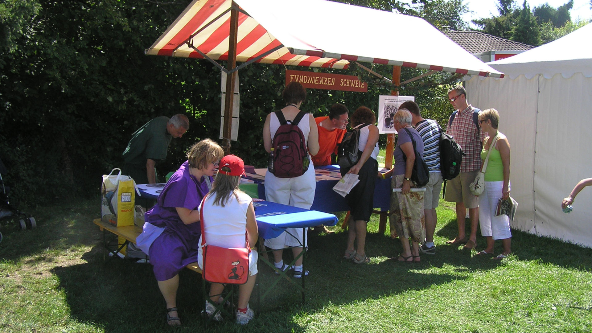 Der Stand des IFS am Römerfest 2007 in Augst