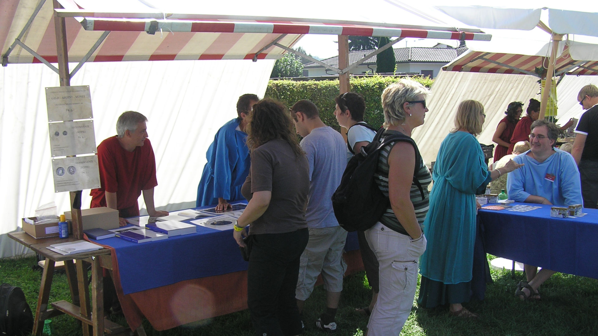 Der Stand des IFS am Römerfest 2008 in Augst