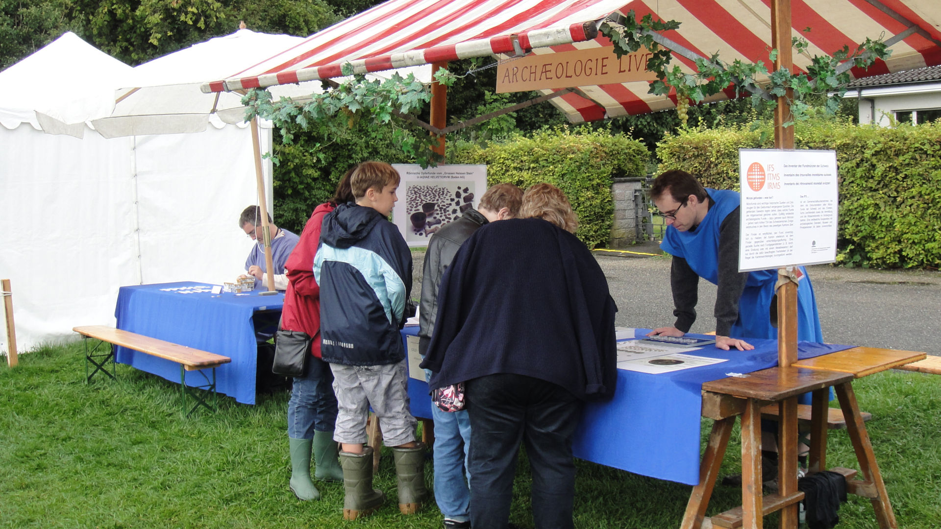 Der Stand des IFS am Römerfest 2010 in Augst