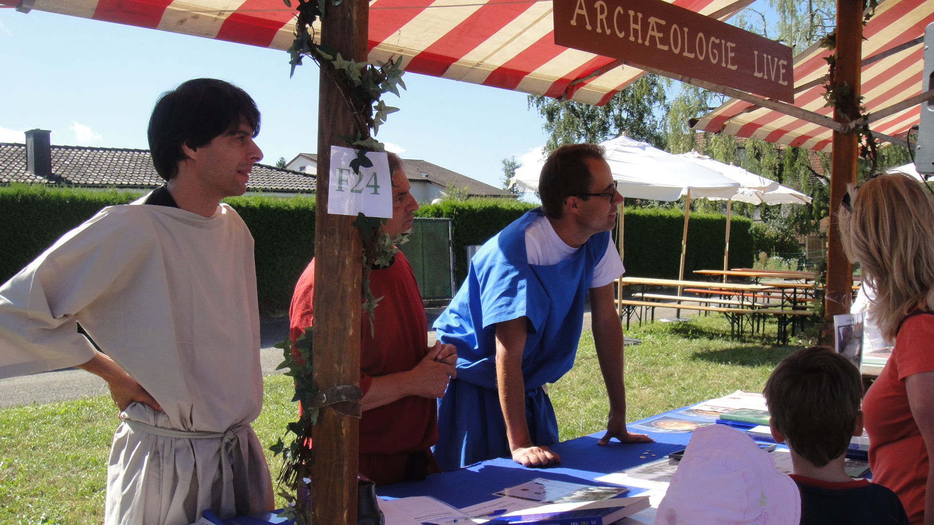 Der Stand des IFS am Römerfest 2011 in Augst