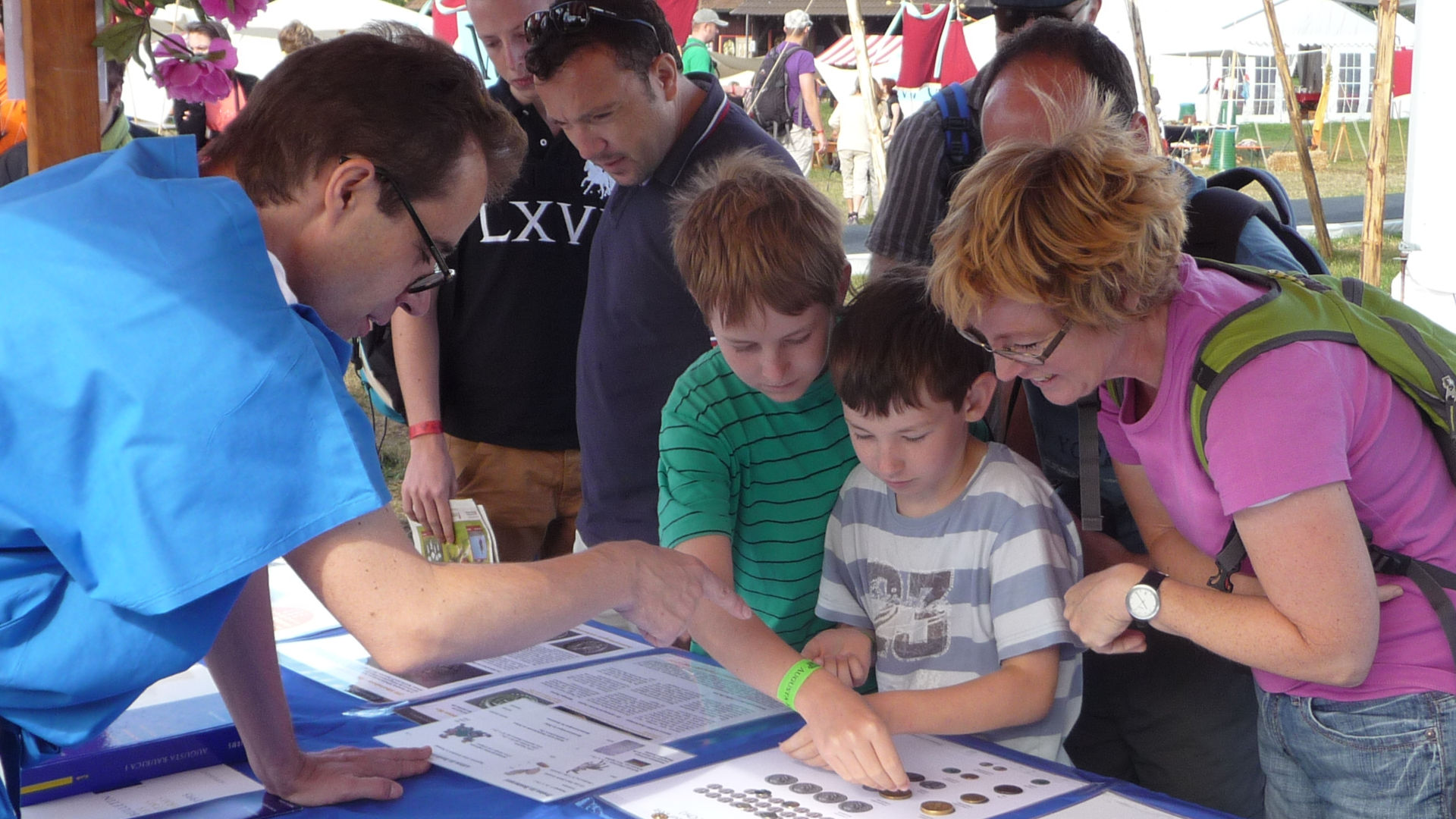 Der Stand des IFS am Römerfest 2012 in Augst