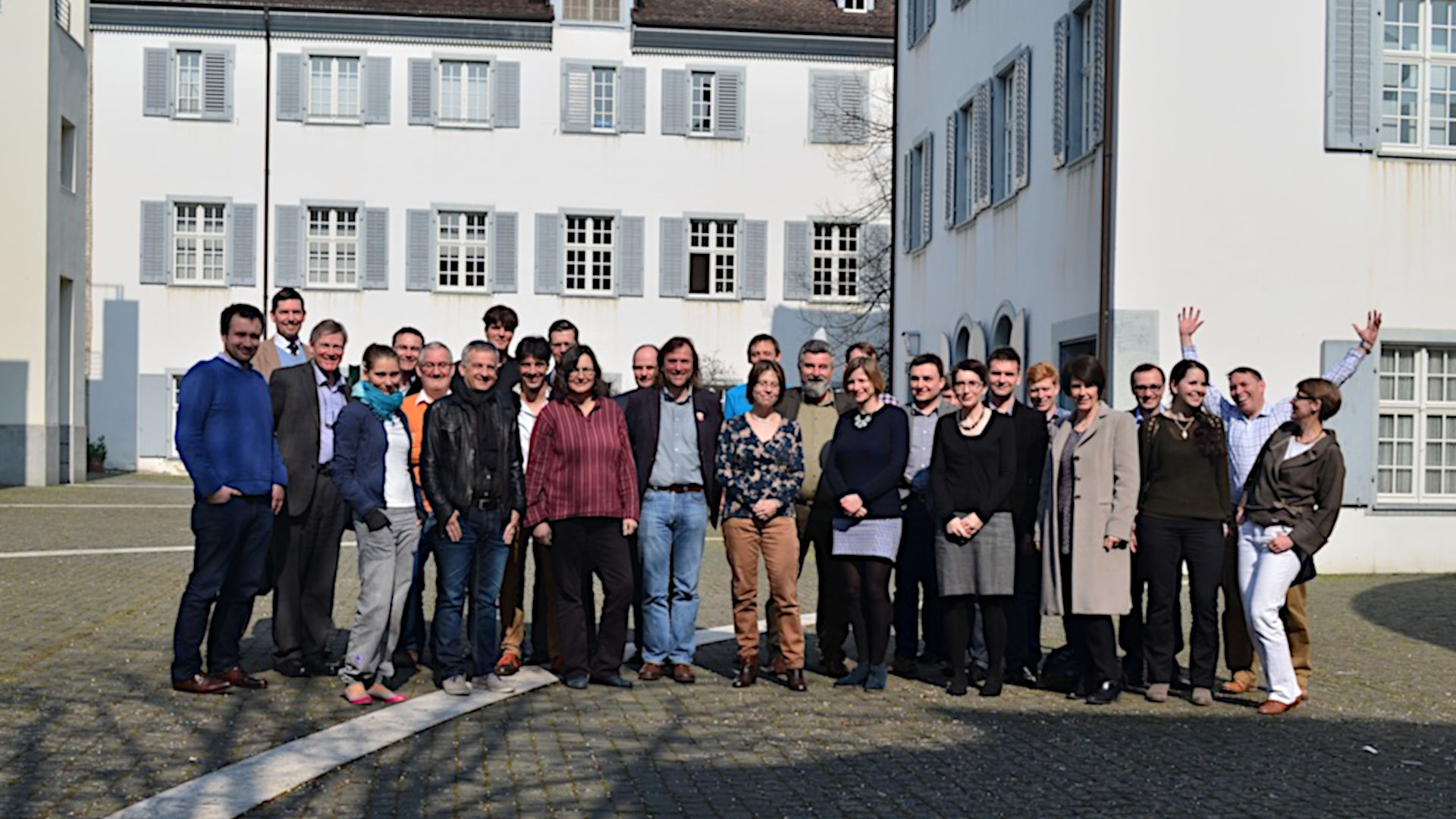 Gruppenbild der Teilnehmer am ECFN/Nomisma.org-Meeting in Basel