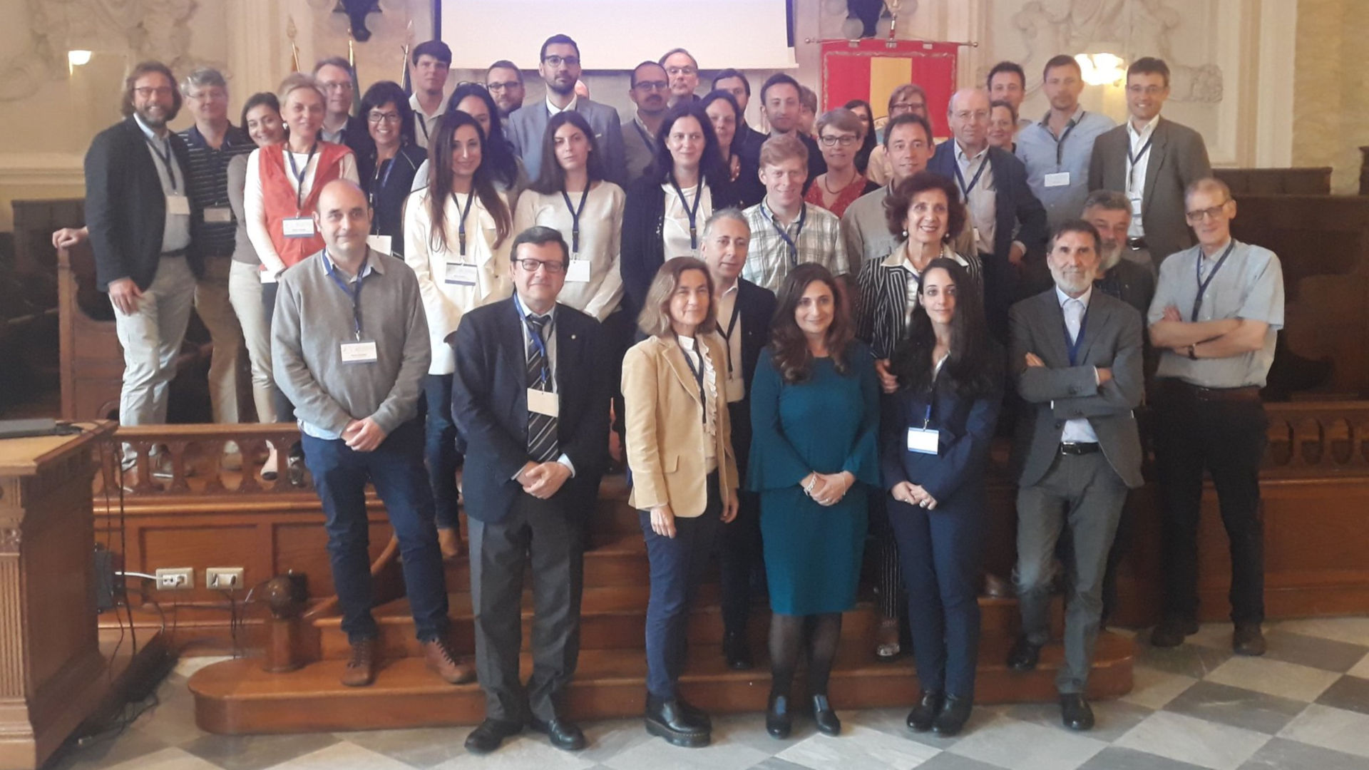 Gruppenbild der Teilnehmer am ECFN/Nomisma.org-Meeting in Messina